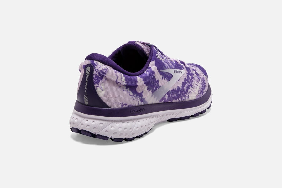 Brooks Ghost 13 Road Running Shoes Womens - Purple/Silver/Black - QZAOX-4017